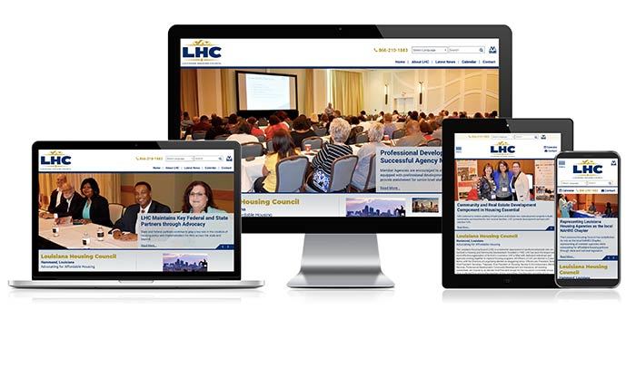 jpg of the responsive views of LHC website